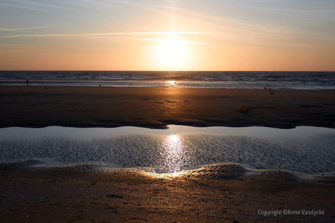 Golden Hour in Deauville 1 - Anne Vandycke Photography Print