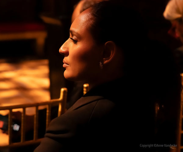 Ingrid Jean-Baptiste, actor, producer, and founder of the Chelsea Film Festival in New York.
NYC event photography by Anne Vandycke.