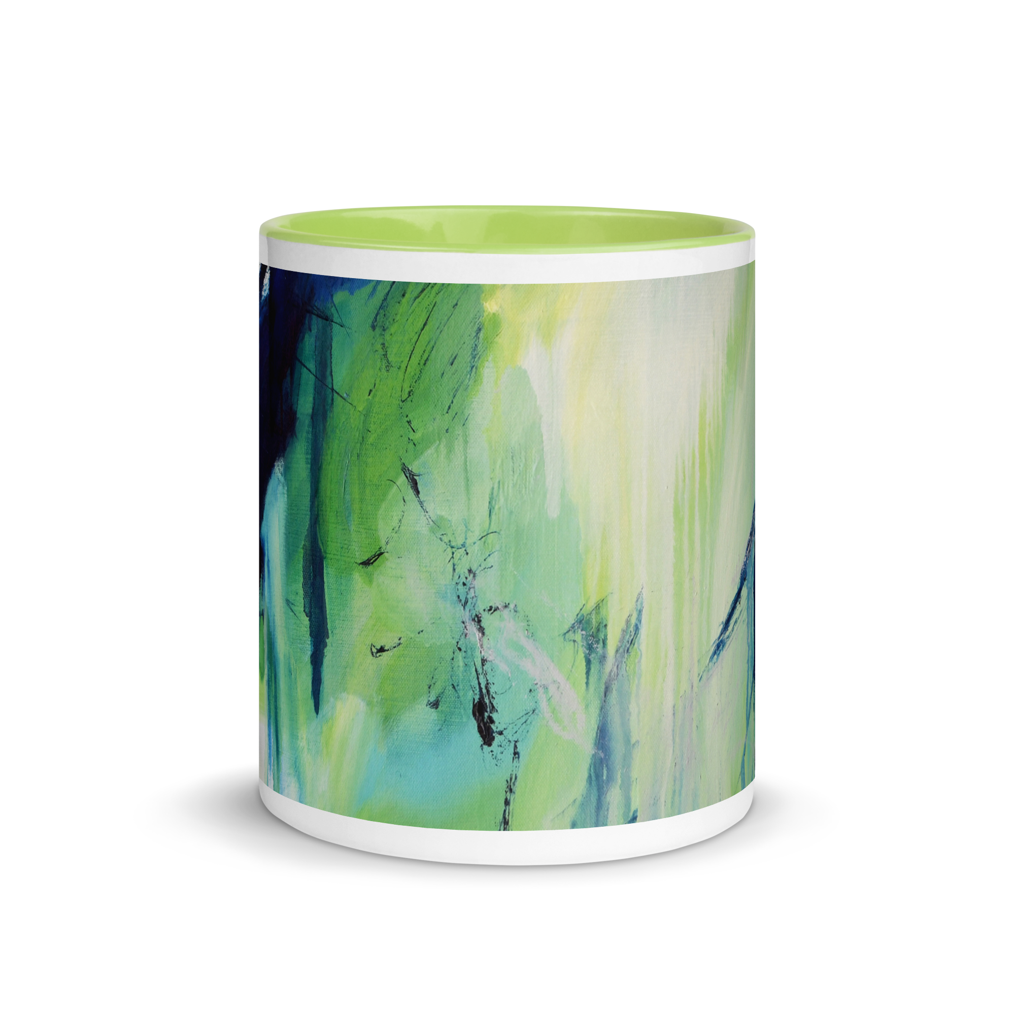 ‘Energetic Rhythm 8’ Art Mug by Anne Vandycke