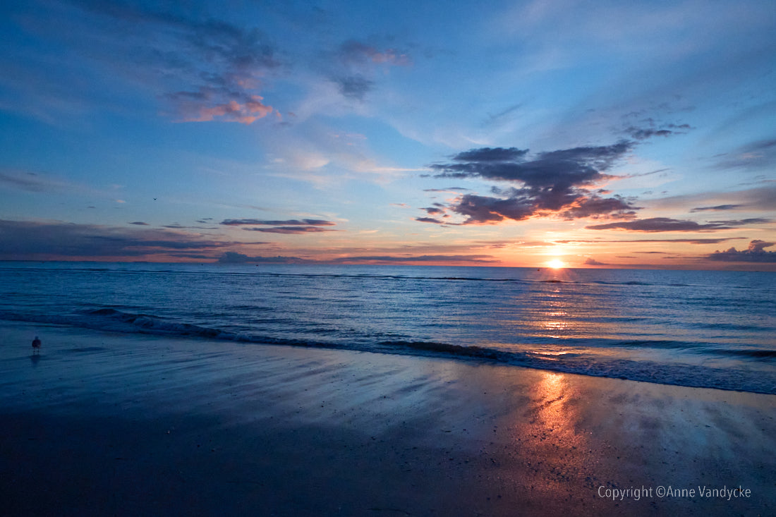 Golden Hour in Deauville 2 - Anne Vandycke Photography Print