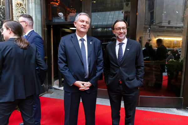 Diplomatic conference at Cipriani NYC on combating antisemitism, attended by French Ambassador Laurent Billi and Consul General Cédric Fouriscot.
NYC event photography by Anne Vandycke.