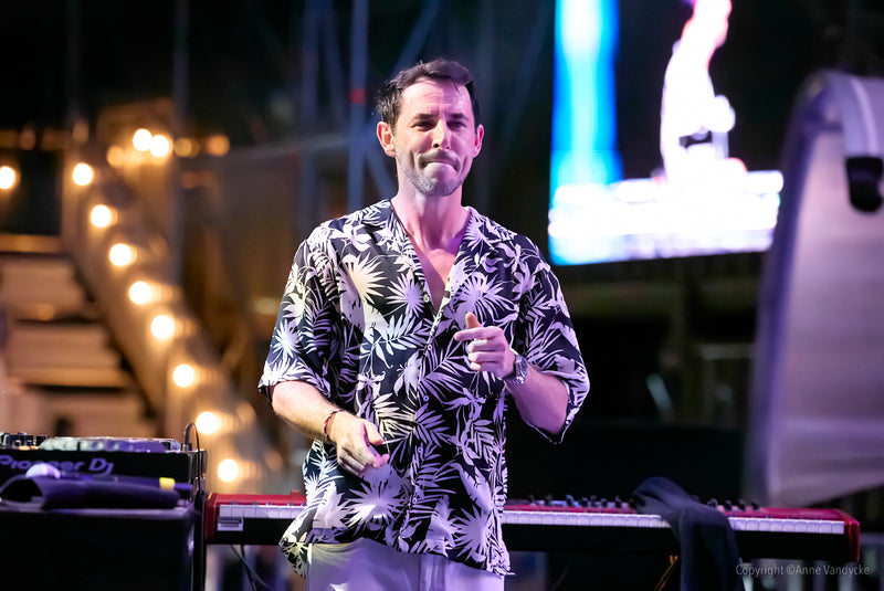 Femi the Scorpion performing in Central Park, New York. Event Photography by Anne Vandycke.