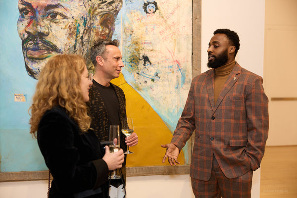 Event Photography by New York Artist Anne Vandycke. The Collector Circle by MvVoArt at Phillips Auction Gallery