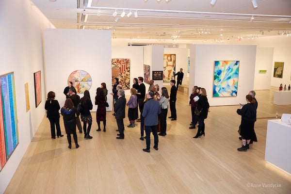 Event Photography by New York Artist Anne Vandycke. The Collector Circle by MvVoArt at Phillips Auction Gallery