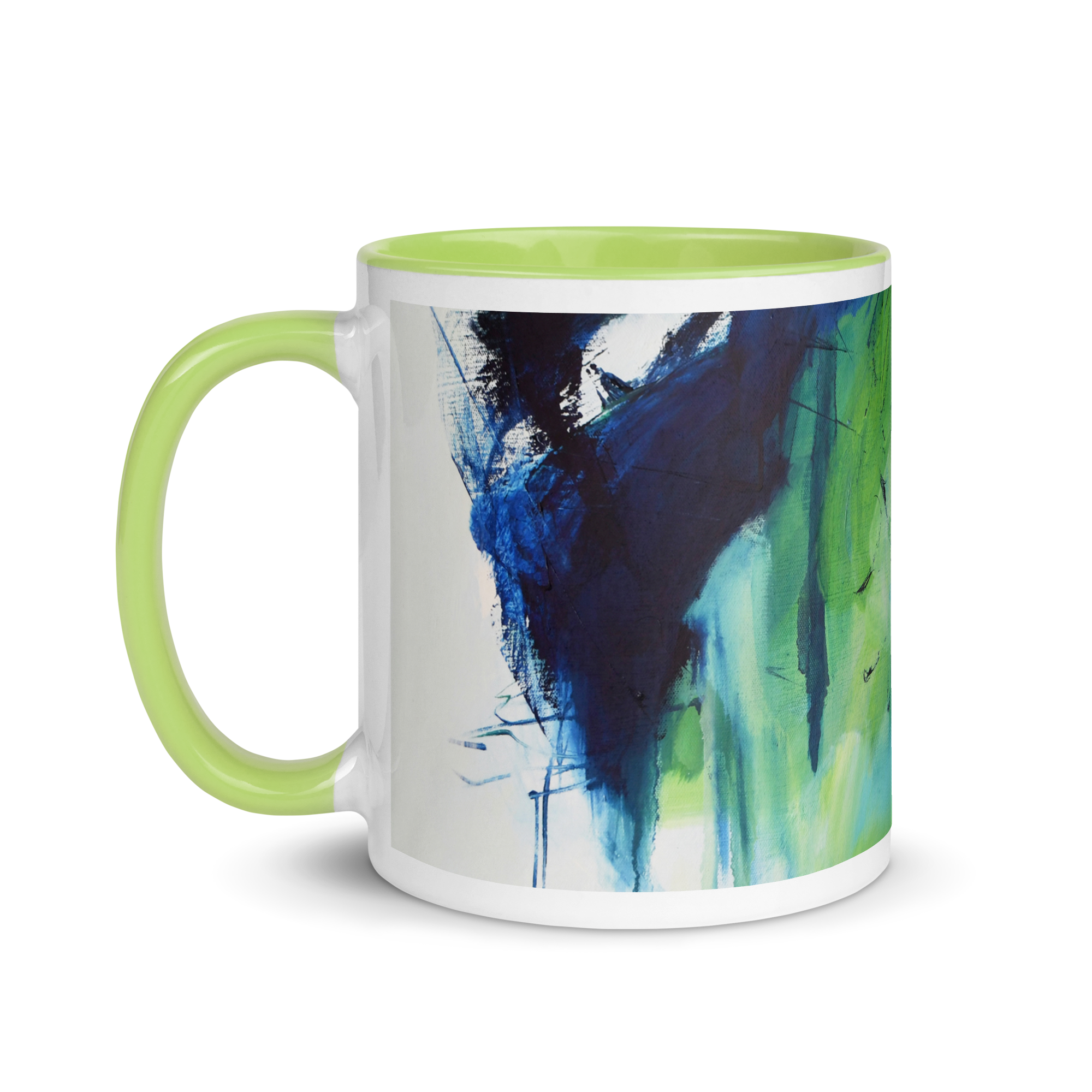 ‘Energetic Rhythm 8’ Art Mug by Anne Vandycke